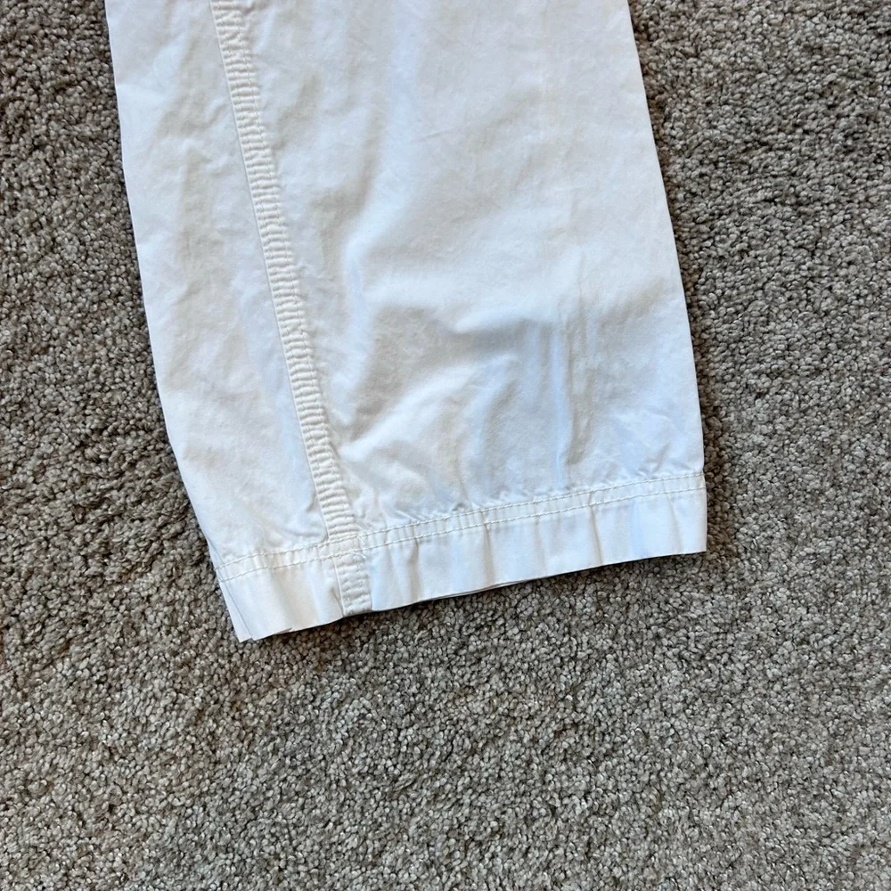 Vintage Y2K Banana Republic Low Rise Flare/Wide Leg 100% cotton pants. 8 Long - Picture 2 of 16